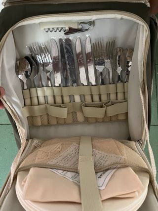 Mochila de camping con todo accesorio