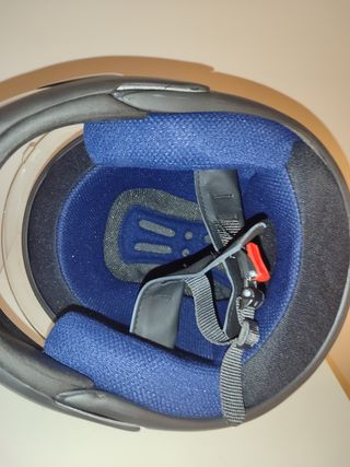 Casco de moto modular