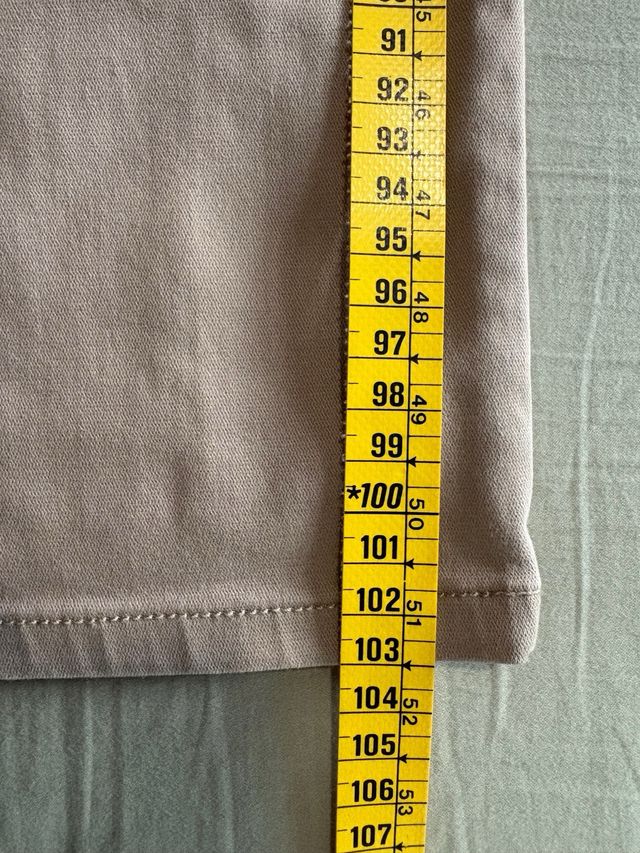 Pantalón Massimo Dutti Extra Fit Slim Beige