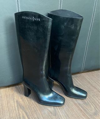 Botas de lluvia Patrick Cox tacón negras