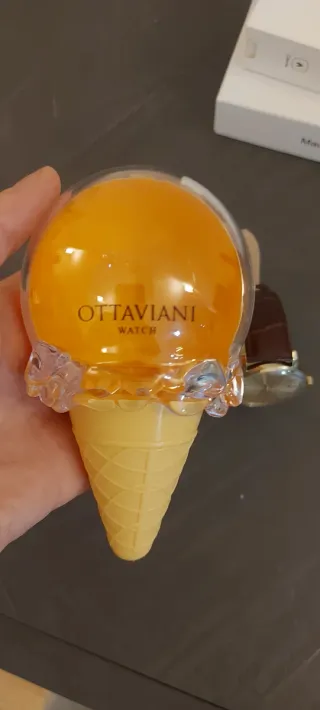 Orologio Ottaviani Uomo Oro Pelle Marrone