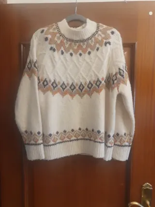 Jersey mujer estampado multicolor