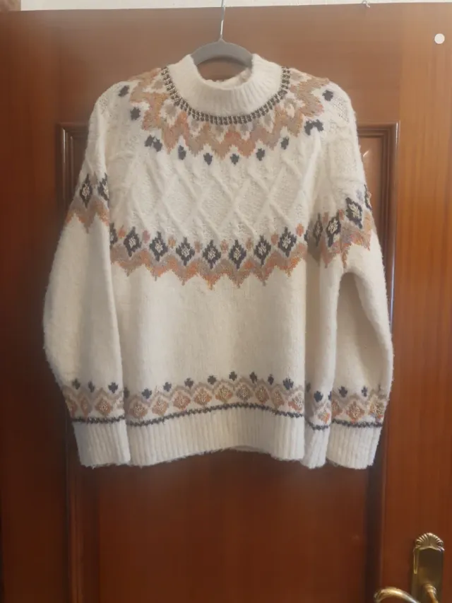 Jersey mujer estampado multicolor