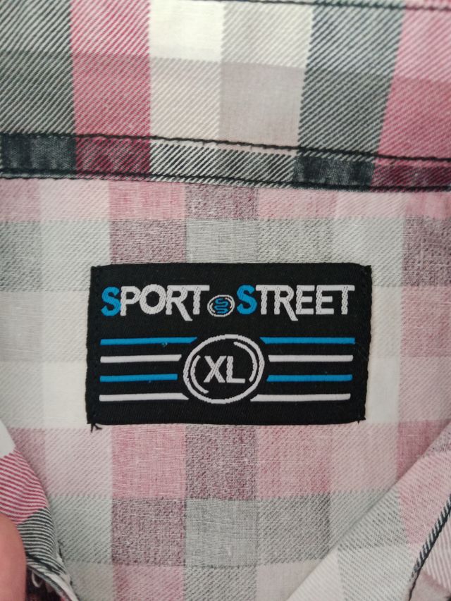 Camisa Sport Street cuadros hombre