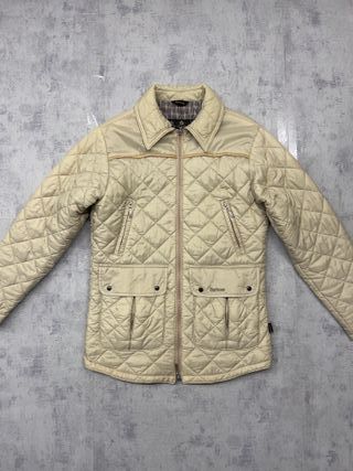 Giacca Barbour trapuntata beige taglia S