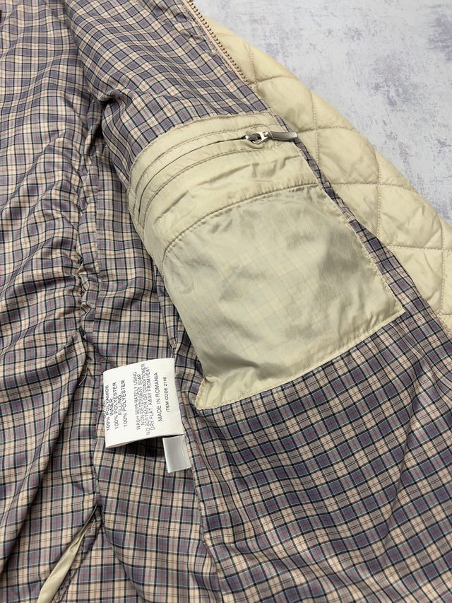 Giacca Barbour trapuntata beige taglia S