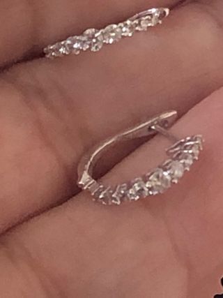 Pendientes Oro 375 (9k) con Diamantes