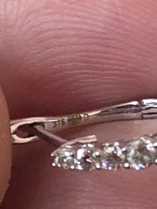 Pendientes Oro 375 (9k) con Diamantes