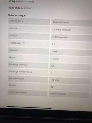 Pendientes Oro 375 (9k) con Diamantes