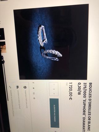 Pendientes Oro 375 (9k) con Diamantes