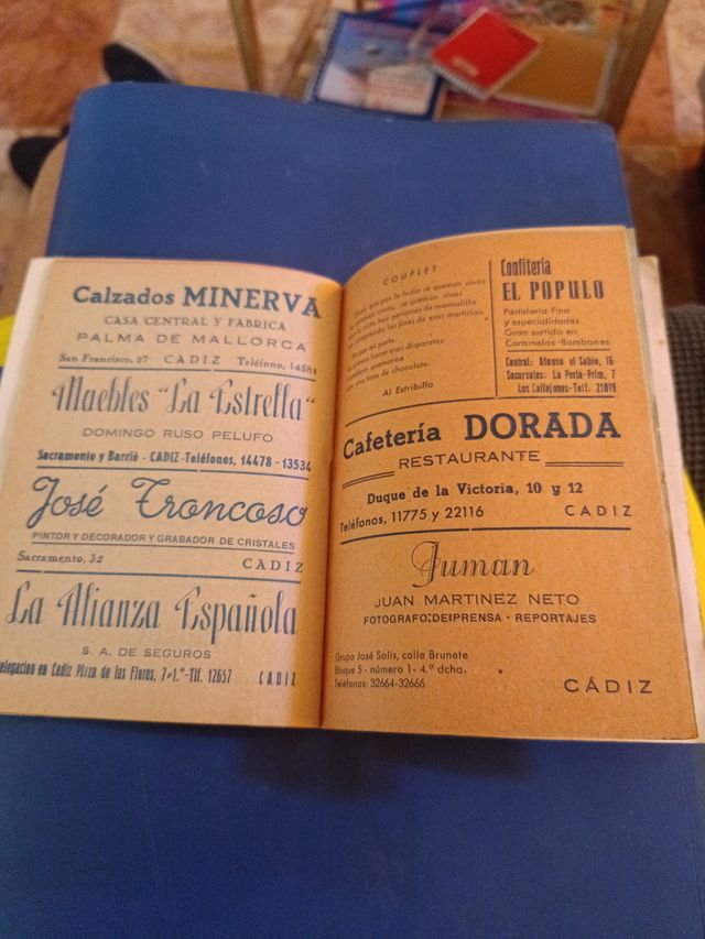 Libreto Carnaval Paco Alba Los Figaros 1964