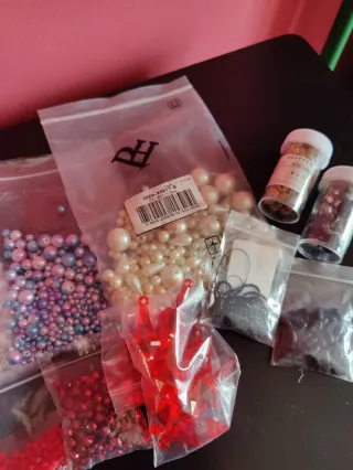 Lotto perle e perline