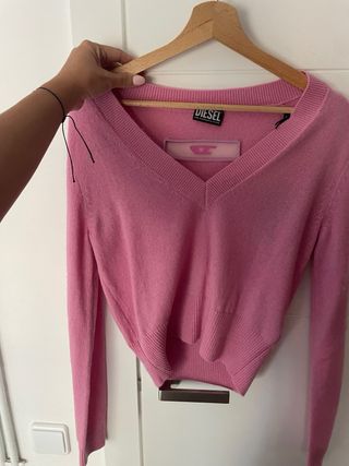 Jersey Diesel rosa punto