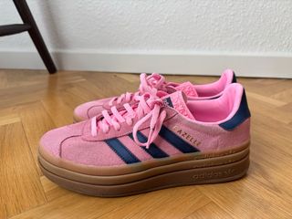 Adidas Gazelle Mujer Verde y Rosa