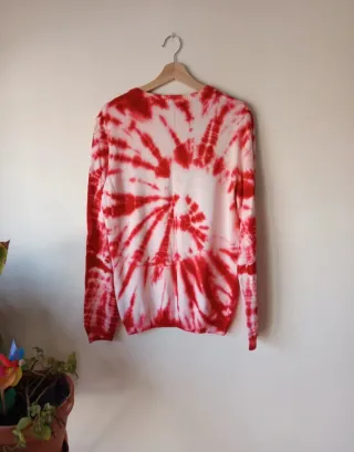 Jersey Adidas TIE DYE Rojo Blanco