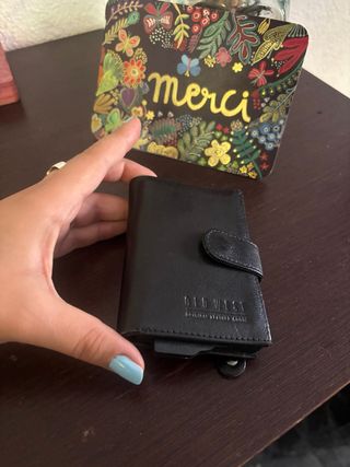 Cartera Old West Piel Negra