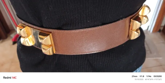 Hermès Collier de Chien 50 cintura