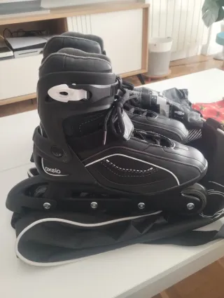 Patines Oxelo + Bolsa Transporte + Protecciones