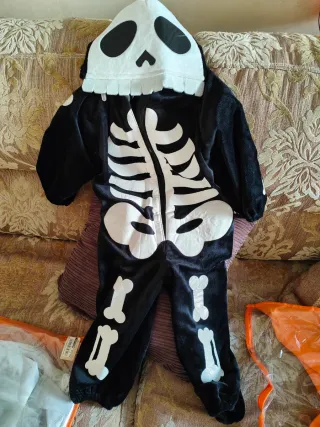 Disfraz esqueleto Halloween infantil