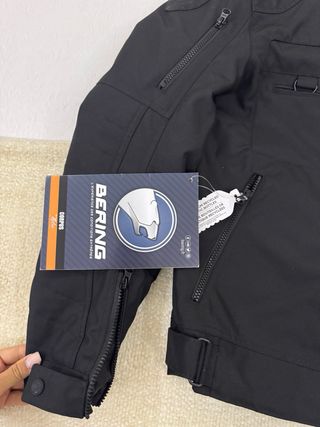 Chaqueta Bering Moto Hombre Negra