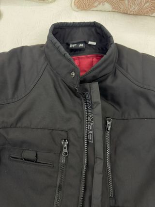 Chaqueta Bering Moto Hombre Negra