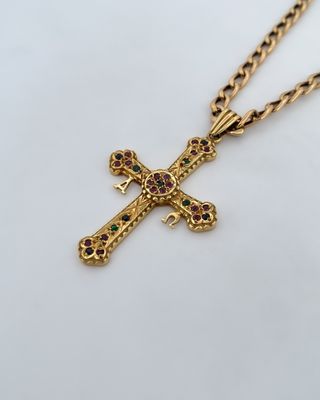 Colgante Cruz de la Victoria Oro Amarillo