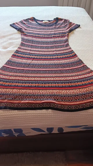 Vestido estampado multicolor