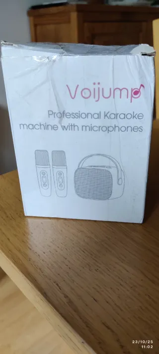 Máquina Karaoke Voijump con 2 Micrófonos