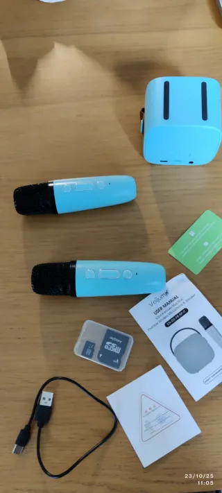 Máquina Karaoke Voijump con 2 Micrófonos