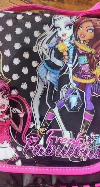Lote Monster High: Bolso, Revista reloj muñeca no