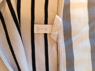 3 Camisetas Premamá Manga Larga Algodón, talla M.