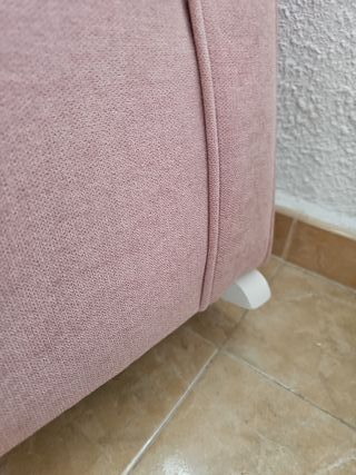 Sillón de lactancia rosa