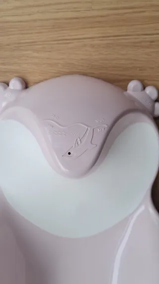 Asiento bañera bebé rosa