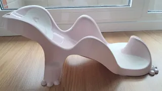 Asiento bañera bebé rosa