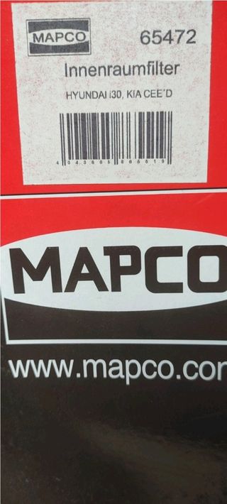 Filtro abitacolo Hyundai i30/Kia Cee'd