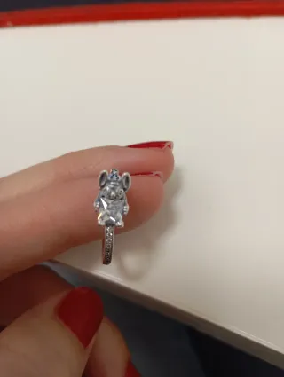 Anillo Lilo y Stitch con Circonitas