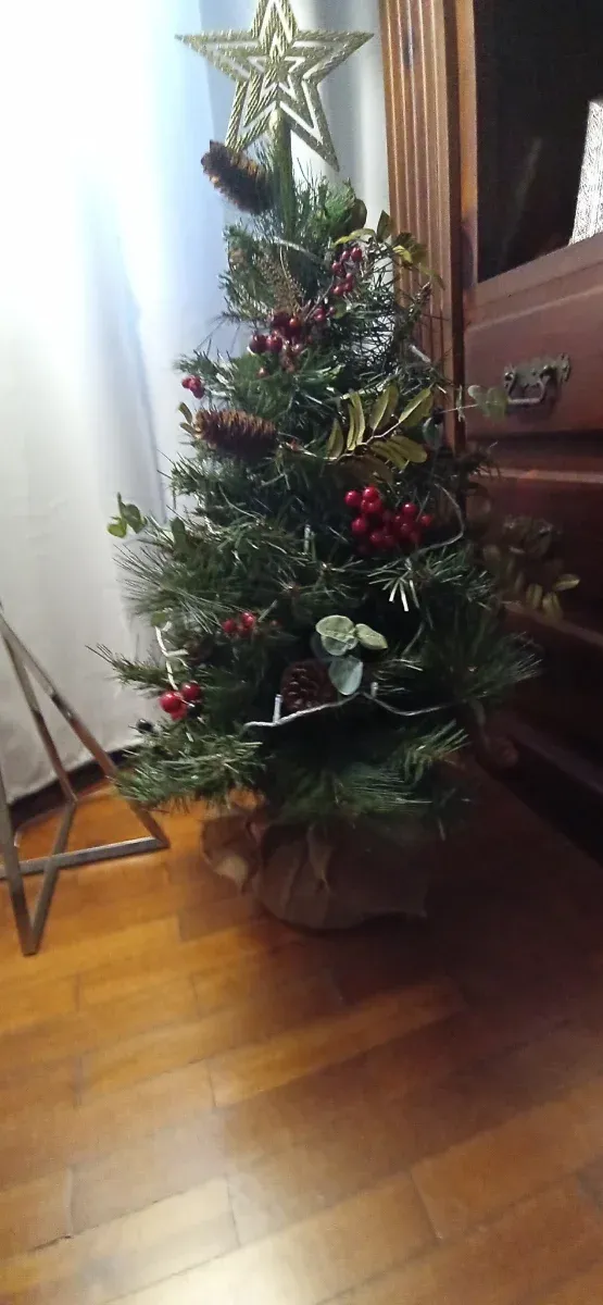 Árbol de Navidad ocasion,regalo macetero y  estrel