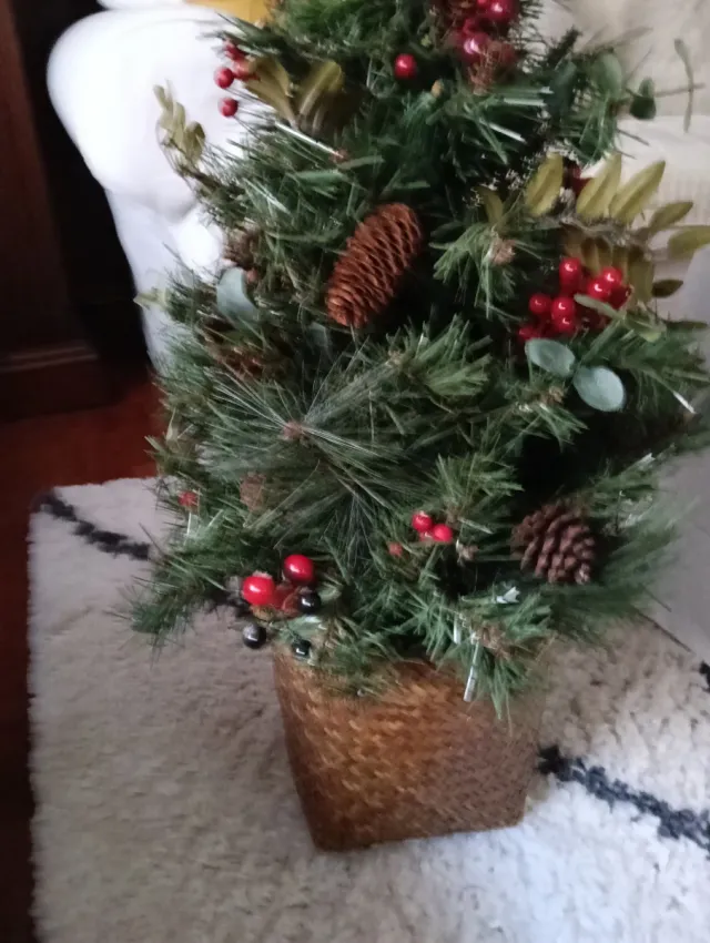 Árbol de Navidad ocasion,regalo macetero y  estrel
