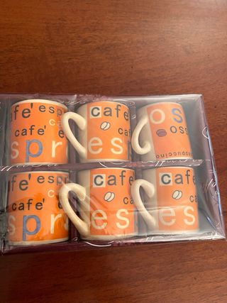 Set 6 tazzine da caffè vintage