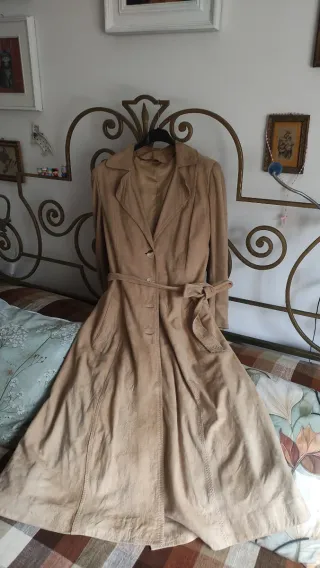 Soprabito vintage vera pelle