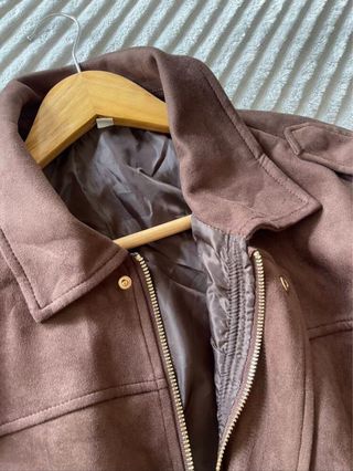Chaqueta Bomber Marrón