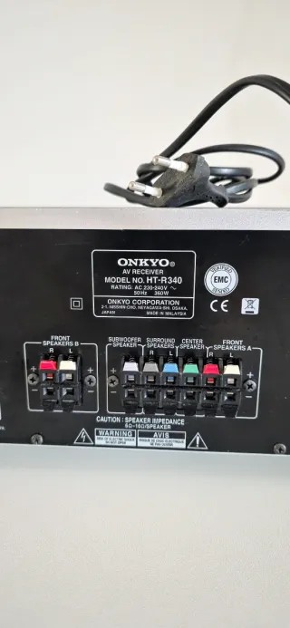 Sintoamplificatore Onkyo HT-R340 Argento