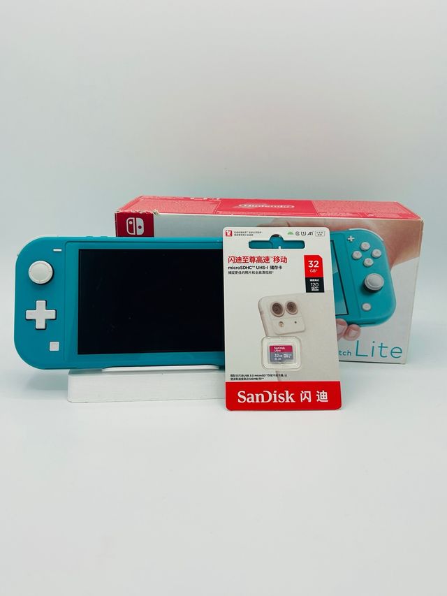 Nintendo Switch Lite Blu + Scheda SanDisk 32GB