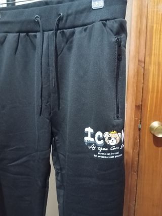 Conjunto Chándal Hombre ICON Negro