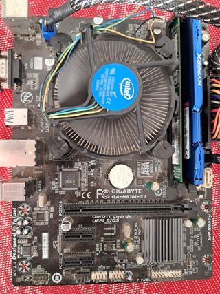 Placa base Gigabyte GA-H81M-S1 8gb ram
