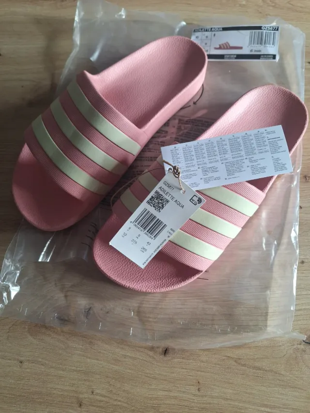 Chanclas Adidas Adilette Aqua Rosa Talla 42