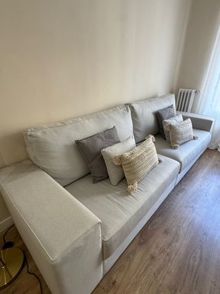 Sofá 4 plazas beige Shane de Banak