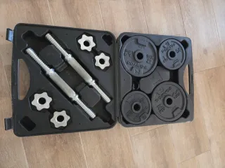 Juego Mancuernas y Discos Gimnasio