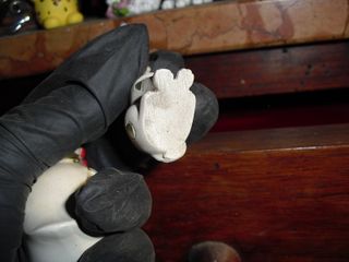 Papera Cane Ceramica Soprammobili Statuette Collez