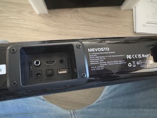 Barra de Sonido MEVOSTO TV 2.1 con Subwoofer